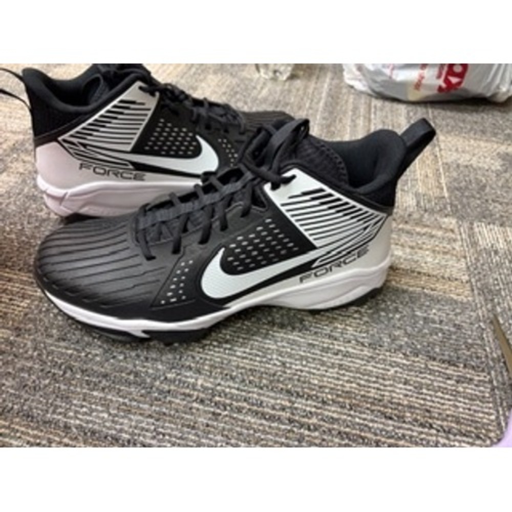 Nike Force Trout 9 Pro MCS Mens Football Cleats Black White FJ8163-002 Size 15 - Picture 8 of 8